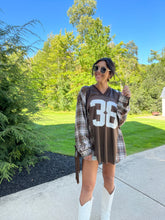Load image into Gallery viewer, #38 BROWNS JERSEY X FLANNEL
