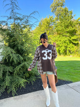 Load image into Gallery viewer, #33 BROWNS JERSEY X FLANNEL
