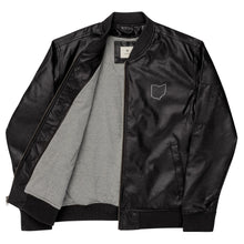 Load image into Gallery viewer, Cleveland Everyday Leather Bomber Jacket
