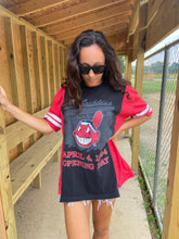 Load image into Gallery viewer, VINTAGE INDIANS TEE X JERSEY SLEEVES
