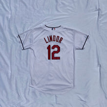 Load image into Gallery viewer, Indians Lindor CROPPED Jersey- MTO
