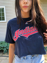 Load image into Gallery viewer, DOUBLE CHAIN OPEN BACK INDIANS TEE
