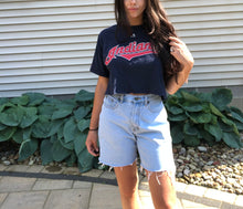 Load image into Gallery viewer, DOUBLE CHAIN OPEN BACK INDIANS TEE
