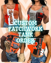 Load image into Gallery viewer, CUSTOM PATCHWORK TANK ORDER

