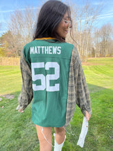 Load image into Gallery viewer, #52 MATTHEWS GREENBAY JERSEY X FLANNEL
