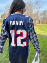 Load image into Gallery viewer, #12 BRADY PATRIOTS JERSEY X FLANNEL
