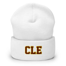 Load image into Gallery viewer, CLASSIC CLEVELAND BASKETBALL CUFFED BEANIE
