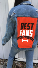 Load image into Gallery viewer, BEST FANS IN THE LAND DENIM JACKET
