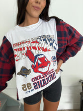 Load image into Gallery viewer, VINTAGE 1995 INDIANS FLANNEL TEE
