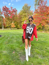 Load image into Gallery viewer, #80 BROWNS JERSEY X FLANNEL
