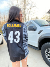 Load image into Gallery viewer, #43 POLAMALU STEELERS JERSEY X FLANNEL
