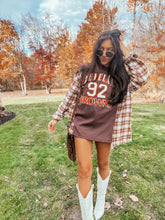 Load image into Gallery viewer, #92 BROWN JERSEY X FLANNEL
