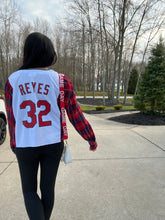 Load image into Gallery viewer, CLEVELAND BASEBALL REYES CROPPED JERSEY X FLANNEL
