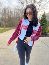 Load image into Gallery viewer, CLEVELAND BASEBALL REYES CROPPED JERSEY X FLANNEL
