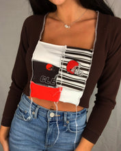 Load image into Gallery viewer, PATCHWORK LONG SLEEVE TOP
