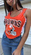 Load image into Gallery viewer, CLEVELAND BROWNS ORANGE TANK
