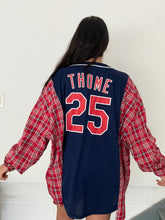 Load image into Gallery viewer, NAVY THOME JERSEY FLANNEL
