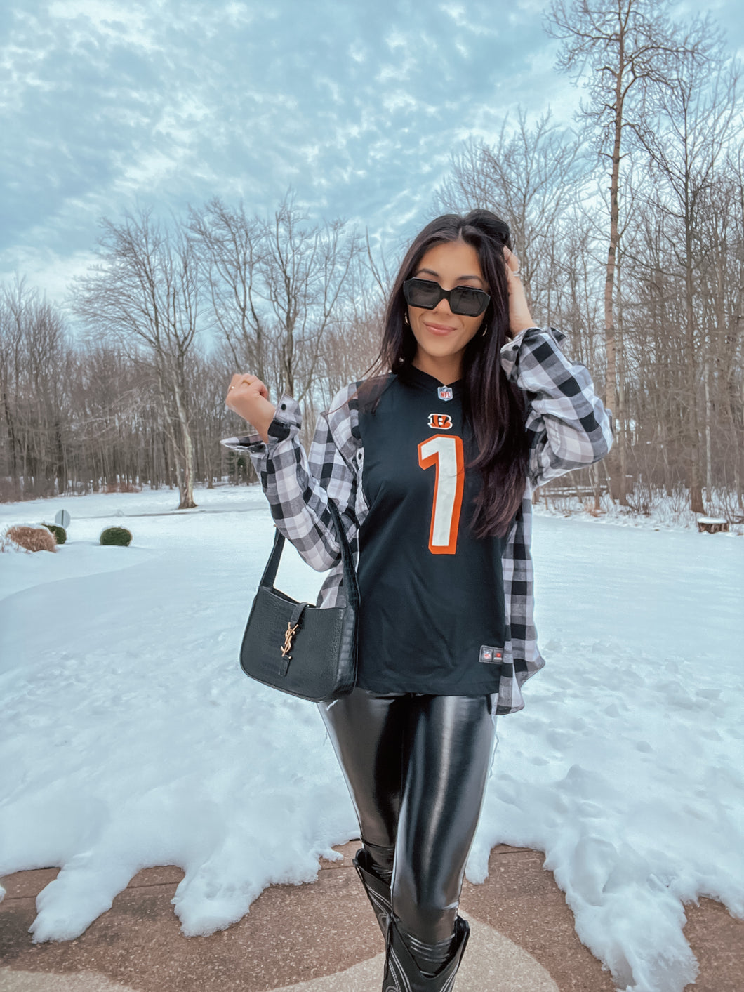 #1 CHASE BENGALS JERSEY X FLANNEL