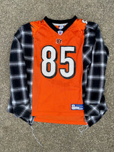 Load image into Gallery viewer, #85 JOHNSON BENGALS JERSEY X FLANNEL
