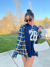 Load image into Gallery viewer, #28 GORDON CHARGERS JERSEY X FLANNEL
