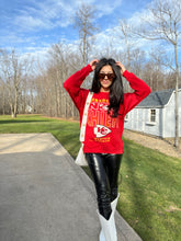 Load image into Gallery viewer, VINTAGE CHIEFS JERSEY SLEEVE CREWNECK
