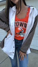 Load image into Gallery viewer, COZY CLEVELAND BROWNS SHACKET
