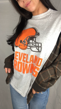 Load image into Gallery viewer, CLEVELAND BROWNS KNIT SLEEVES TOP
