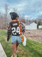 Load image into Gallery viewer, #24 CHUBB BROWNS JERSEY X FLANNEL
