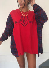 Load image into Gallery viewer, RALLY TOGETHER FLANNEL TEE
