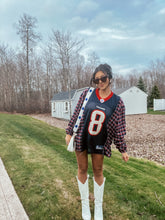 Load image into Gallery viewer, #8 SCHAUB TEXANS JERSEY X FLANNEL
