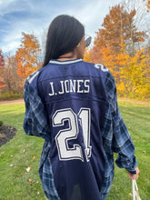 Load image into Gallery viewer, #21 JONES COWBOYS JERSEY X FLANNEL
