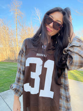 Load image into Gallery viewer, #31 GREEN BROWNS JERSEY X FLANNEL
