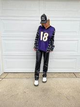 Load image into Gallery viewer, #18 GRBAC RAVENS JERSEY X FLANNEL
