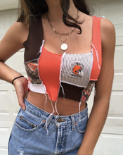 Load image into Gallery viewer, CLEVELAND BROWNS PATCHWORK TANK
