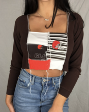 Load image into Gallery viewer, PATCHWORK LONG SLEEVE TOP
