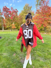 Load image into Gallery viewer, #80 BROWNS JERSEY X FLANNEL
