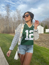 Load image into Gallery viewer, #12 RODGERS PACKERS JERSEY X FLANNEL
