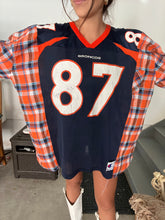Load image into Gallery viewer, #84 MCCAFFREY BRONCOS JERSEY X FLANNEL
