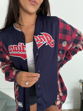 Load image into Gallery viewer, NAVY BLEACHED JERSEY FLANNEL
