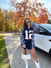 Load image into Gallery viewer, #12 BRADY PATRIOTS JERSEY X FLANNEL
