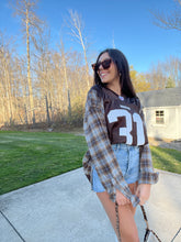 Load image into Gallery viewer, #31 GREEN BROWNS JERSEY X FLANNEL
