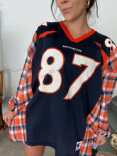 Load image into Gallery viewer, #84 MCCAFFREY BRONCOS JERSEY X FLANNEL
