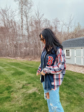 Load image into Gallery viewer, BOSTON BASEBALL JERSEY X FLANNEL
