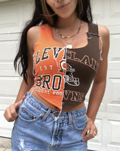 Load image into Gallery viewer, CLEVELAND BROWNS SPLIT TANK
