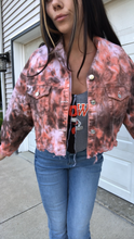 Load image into Gallery viewer, TIE DYE CROPPED JACKET
