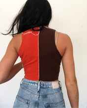 Load image into Gallery viewer, Classic Browns Patchwork Tank
