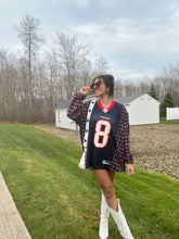 Load image into Gallery viewer, #8 SCHAUB TEXANS JERSEY X FLANNEL
