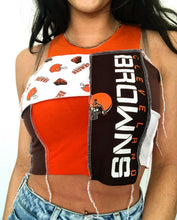 Load image into Gallery viewer, Classic Browns Patchwork Tank
