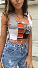 Load image into Gallery viewer, CLEVELAND BROWNS GREY PATCHWORK TANK
