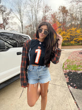 Load image into Gallery viewer, #1 CHASE BENGALS JERSEY X FLANNELS
